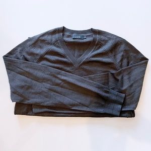 Men's COS V-neck Sweater, Grey